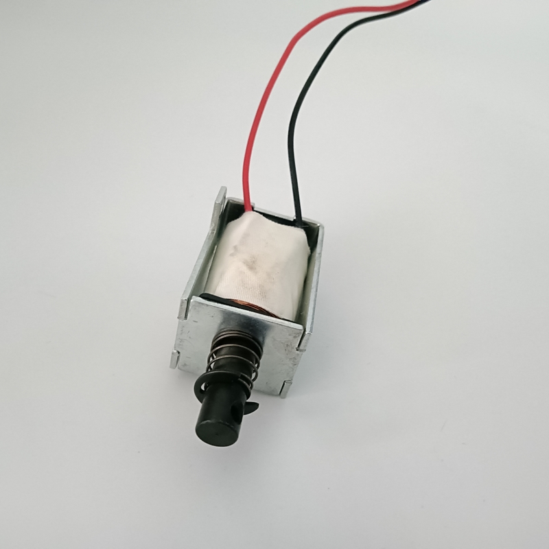Alçak Gerilim Ağır Hizmet 12v İtme Çekme Solenoid Valfı 24vdc Uzaktan Kumanda Mikro